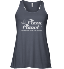 Disney Pixar Toy Story Pizza Planet Distressed Logo Women's Tank Top Women's Tank Top - HorseTee