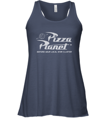 Disney Pixar Toy Story Pizza Planet Distressed Logo Women's Tank Top Women's Tank Top - HorseTee