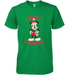 Disney Vintage Mickey Mouse Merry Christmas Men's Premium T-Shirt