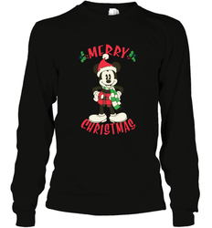 Disney Vintage Mickey Mouse Merry Christmas Long Sleeve T-Shirt