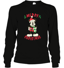 Disney Vintage Mickey Mouse Merry Christmas Long Sleeve T-Shirt Long Sleeve T-Shirt - HorseTee