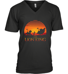 Disney Lion King Classic Sunset Squad Men's V-Neck T-Shirt