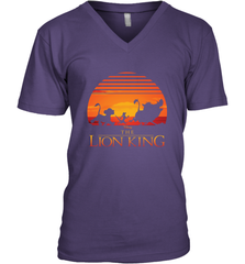 Disney Lion King Classic Sunset Squad Men's V-Neck T-Shirt Men's V-Neck T-Shirt - HorseTee