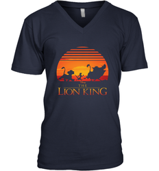 Disney Lion King Classic Sunset Squad Men's V-Neck T-Shirt