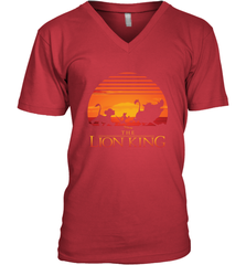 Disney Lion King Classic Sunset Squad Men's V-Neck T-Shirt Men's V-Neck T-Shirt - HorseTee