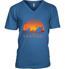 Disney Lion King Classic Sunset Squad Men's V-Neck T-Shirt Men's V-Neck T-Shirt - HorseTee