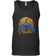 Disney Aladdin Live Action Genie Aladdin Sunset Silhouette Men's Tank Top Men's Tank Top - HorseTee