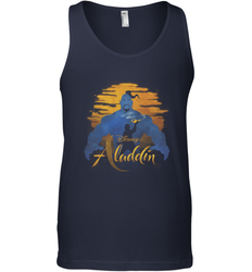 Disney Aladdin Live Action Genie Aladdin Sunset Silhouette Men's Tank Top