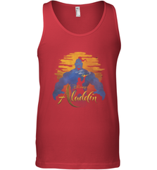Disney Aladdin Live Action Genie Aladdin Sunset Silhouette Men's Tank Top Men's Tank Top - HorseTee