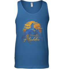 Disney Aladdin Live Action Genie Aladdin Sunset Silhouette Men's Tank Top Men's Tank Top - HorseTee