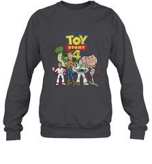 Disney Pixar Toy Story 4 Main Cast Movie Logo Poster Crewneck Sweatshirt Crewneck Sweatshirt - HorseTee