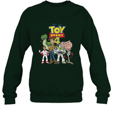 Disney Pixar Toy Story 4 Main Cast Movie Logo Poster Crewneck Sweatshirt Crewneck Sweatshirt - HorseTee