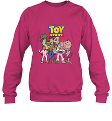 Disney Pixar Toy Story 4 Main Cast Movie Logo Poster Crewneck Sweatshirt Crewneck Sweatshirt - HorseTee