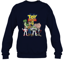 Disney Pixar Toy Story 4 Main Cast Movie Logo Poster Crewneck Sweatshirt Crewneck Sweatshirt - HorseTee