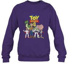 Disney Pixar Toy Story 4 Main Cast Movie Logo Poster Crewneck Sweatshirt Crewneck Sweatshirt - HorseTee