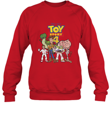 Disney Pixar Toy Story 4 Main Cast Movie Logo Poster Crewneck Sweatshirt Crewneck Sweatshirt - HorseTee