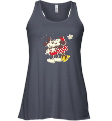 Disney Vintage Mickey Minnie Mouse Kiss  Funny Mickey Mouse Women's Tank Top Women's Tank Top - HorseTee