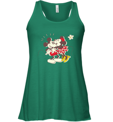 Disney Vintage Mickey Minnie Mouse Kiss  Funny Mickey Mouse Women's Tank Top Women's Tank Top - HorseTee