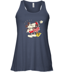 Disney Vintage Mickey Minnie Mouse Kiss  Funny Mickey Mouse Women's Tank Top Women's Tank Top - HorseTee