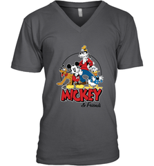 Disney Mickey Mouse and Friends Men's V-Neck T-Shirt Men's V-Neck T-Shirt - HorseTee