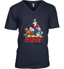 Disney Mickey Mouse and Friends Men's V-Neck T-Shirt Men's V-Neck T-Shirt - HorseTee