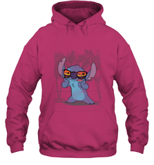 Disney Lilo and Stitch Hawaii Beach Hooded Sweatshirt Hooded Sweatshirt - HorseTee