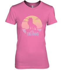Disney Lion King Simba Crown Logo Gradient Sunset Silhouette Women's Premium T-Shirt Women's Premium T-Shirt - HorseTee