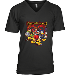 Disney Kingdom Hearts Team Ready Men's V-Neck T-Shirt Men's V-Neck T-Shirt - HorseTee