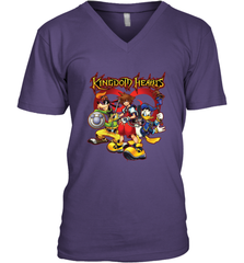 Disney Kingdom Hearts Team Ready Men's V-Neck T-Shirt Men's V-Neck T-Shirt - HorseTee