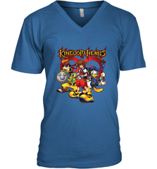 Disney Kingdom Hearts Team Ready Men's V-Neck T-Shirt Men's V-Neck T-Shirt - HorseTee