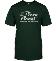Disney Pixar Toy Story Pizza Planet Distressed Logo Men's T-Shirt Men's T-Shirt - HorseTee