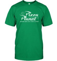 Disney Pixar Toy Story Pizza Planet Distressed Logo Men's T-Shirt Men's T-Shirt - HorseTee