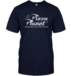 Disney Pixar Toy Story Pizza Planet Distressed Logo Men's T-Shirt