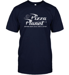 Disney Pixar Toy Story Pizza Planet Distressed Logo Men's T-Shirt Men's T-Shirt - HorseTee