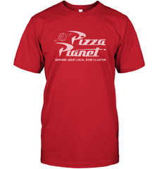 Disney Pixar Toy Story Pizza Planet Distressed Logo Men's T-Shirt Men's T-Shirt - HorseTee
