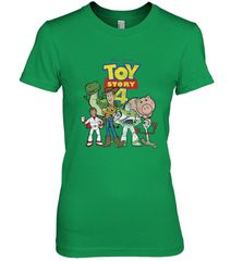 Disney Pixar Toy Story 4 Main Cast Movie Logo Poster Women's Premium T-Shirt Women's Premium T-Shirt - HorseTee
