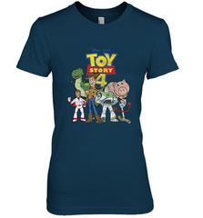 Disney Pixar Toy Story 4 Main Cast Movie Logo Poster Women's Premium T-Shirt Women's Premium T-Shirt - HorseTee