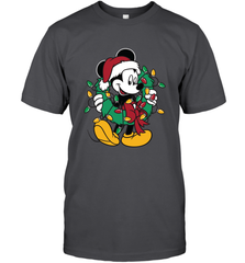 Disney Mickey Mouse Christmas Lights Men's T-Shirt Men's T-Shirt - HorseTee