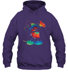 Disney Tie Dye Mickey Mouse Hooded Sweatshirt Hooded Sweatshirt - HorseTee