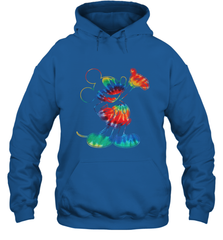 Disney Tie Dye Mickey Mouse Hooded Sweatshirt Hooded Sweatshirt - HorseTee