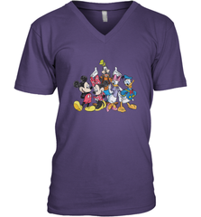 Disney Mickey and Friends Men's V-Neck T-Shirt Men's V-Neck T-Shirt - HorseTee