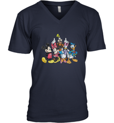 Disney Mickey and Friends Men's V-Neck T-Shirt Men's V-Neck T-Shirt - HorseTee
