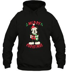 Disney Vintage Mickey Mouse Merry Christmas Hooded Sweatshirt
