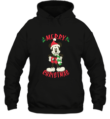 Disney Vintage Mickey Mouse Merry Christmas Hooded Sweatshirt Hooded Sweatshirt - HorseTee