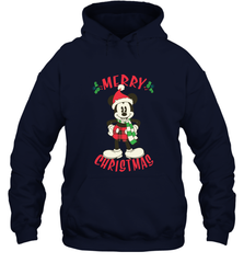 Disney Vintage Mickey Mouse Merry Christmas Hooded Sweatshirt Hooded Sweatshirt - HorseTee