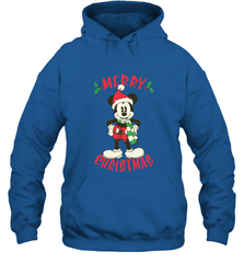 Disney Vintage Mickey Mouse Merry Christmas Hooded Sweatshirt Hooded Sweatshirt - HorseTee