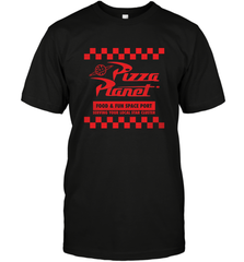 Disney Pixar Toy Story Pizza Planet Checkered Logo Men's T-Shirt Men's T-Shirt - HorseTee