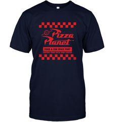 Disney Pixar Toy Story Pizza Planet Checkered Logo Men's T-Shirt Men's T-Shirt - HorseTee