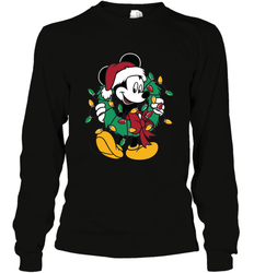 Disney Mickey Mouse Christmas Lights Long Sleeve T-Shirt