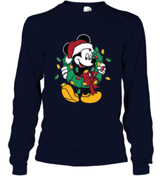 Disney Mickey Mouse Christmas Lights Long Sleeve T-Shirt